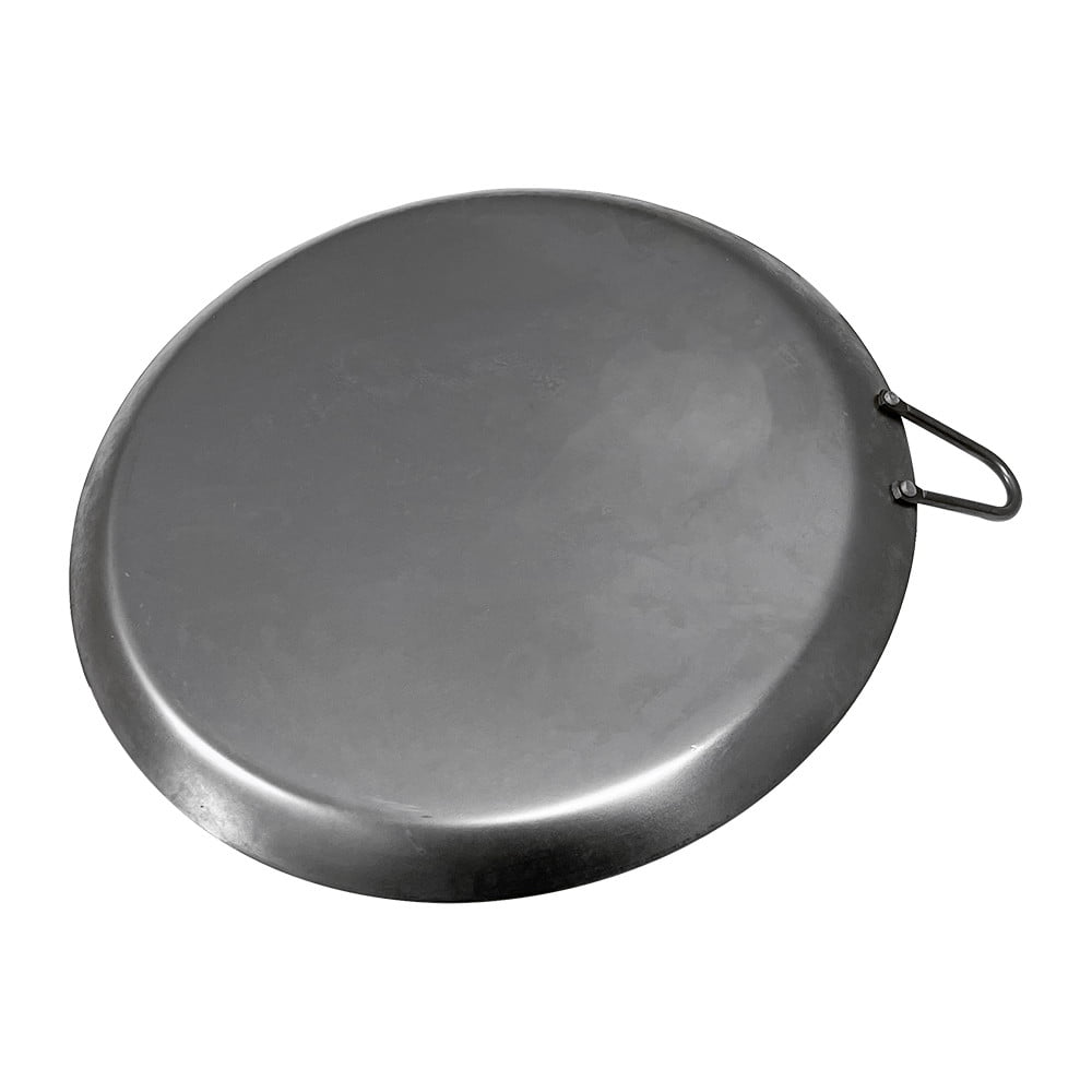 11-1/2'' Carbon Steel Round Comal Griddle Fry Pan Non-Stick Cookware 