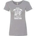 thumbnail image 3 of Inktastic Tractor Woman Women's T-Shirt, 3 of 5