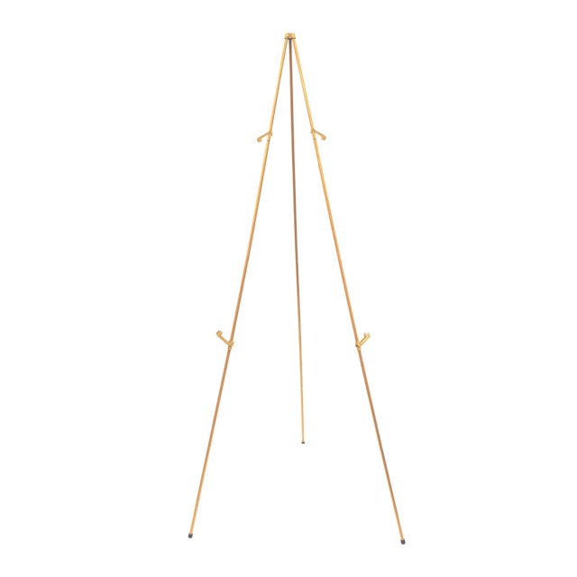 Esquirla Telescoping Display Easel Foldable Poster Holder Stand for Outdoor Sketching Gold