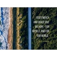 thumbnail image 2 of ArtsyQuotes 18x15 White Modern Wood Framed Museum Art Print Titled - Billy Graham Quote: Gods Mercy, 2 of 4