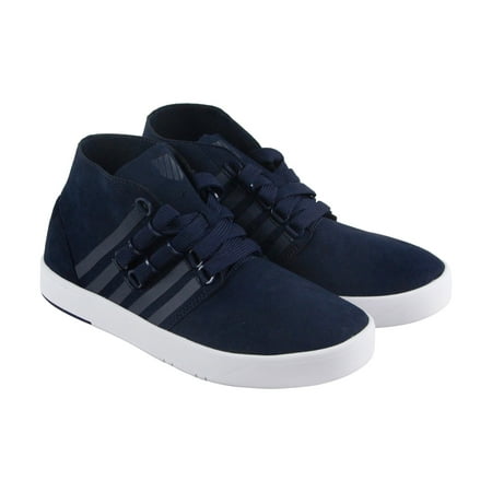 K-Swiss D R Cinch Chukka Mens Blue Suede Casual Dress Lace Up Chukkas Shoes 7.5 K-Swiss D R Cinch Chukka Mens Blue Suede Casual Dress Lace Up Chukkas Shoes 7.5