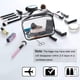 thumbnail image 4 of APREUTY Bolsas de maquillaje transparentes, aprobadas por la TSA, juego de 6 bolsas de maquillaje para cosméticos, PVC transparente con asa de cremallera, bolsa de equipaje de viaje portátil, aeropuer, 4 of 5