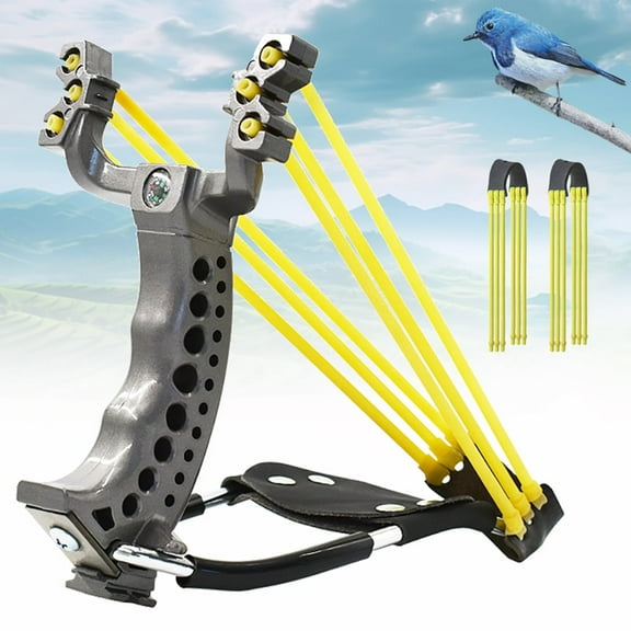 Runzkzy Multifunctional Shooting Fish Slingshot Powerful Catapult Hunting Fishing SlingShot Kit