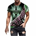 thumbnail image 1 of Camisas para Hombre Impresión Casual Top de Moda, Camisas a Rayas para Hombres Ropa de Pascua para Fiestas Y Diarios, 1 of 5