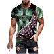 thumbnail image 1 of Camisas para Hombre Impresión Casual Top de Moda, Camisas a Rayas para Hombres Ropa de Pascua para Fiestas Y Diarios, 1 of 5