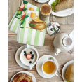 thumbnail image 4 of St. Patrick's Day Kitchen Dish Towels for Drying Dishes Set of 4, Green Gnomes Gold Coin Beer Shamrock Stripes Waffle Weave Microfiber Hand Tea Bathroom Towels Quick Dry & Absorbent Towel 15.7x23.6, 4 of 7
