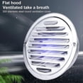 thumbnail image 2 of Stainless Steel Ventilation Cover Round Wall Air Vent Grille, Waterproof 304 Stainless Steel Vent with Mesh Filter for Home Restaurant Market, 2 of 2