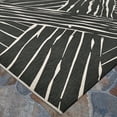 thumbnail image 4 of Couristan Dolce Parquet 2'3" x 3'11" Charcoal Indoor/Outdoor Rug, 4 of 7