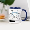 thumbnail image 3 of CafePress - Cycling Skills Loading - 11 oz Ceramic Mug - Novelty Coffee Tea Cup, 3 of 4