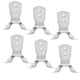 thumbnail image 2 of Stainless Steel Wall Mounted Hooks Heavy Duty Metal Coat Hangers for Bags, Towels & Clothes Easy Install, Rustproof Design for Bedroom, Bathroom, 2 of 4