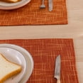 thumbnail image 4 of GHSDFBB Napperons Résistants à la Chaleur pour Table à Manger, 13"x19 Pouces, Orange, 4 of 7