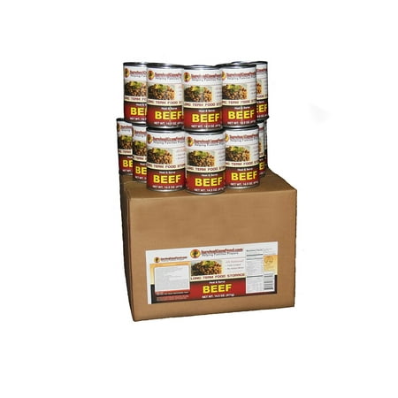 Survival Cave - Canned Beef 14.5 oz- 12 cans