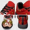 thumbnail image 6 of Coolcustomize Custom Christmas Walking Sneakers, Snowman Design, Comfortable Lightweight Running Shoes, Festive Holiday Footwear for Women, 6 of 6
