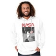 thumbnail image 5 of Vintage NASA Astronaut Space Landing Hoodie Sweatshirt Women Men Brisco Brands S, 5 of 6