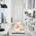 thumbnail image 4 of Yayeee Runner Rug for Bedroom 2'x6' Machine Washable Hallway Non Slip Mat, Floral Orange, 4 of 8