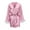Pink, variant on Kaemgyyd Women's Short Bathrobe Lightweight Silky Satin Robes Bridesmaid Bride Party Kimono Plus Szie Sleepwear