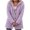 Purple, variant on Women's Hooded Cardigan Sweater Coat Button Down Relaxed Fit Long Sleeve Warm Cable Knit Outerwear with Side Pockets Casual Fall Winter Everyday Wear