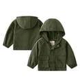 thumbnail image 4 of Paokuoon Kids Boys Raincoat Waterproof Jacket for Toddler 2-8Y Lightweight Hoodie Spring Fall Outwear, 4 of 9