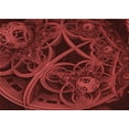 thumbnail image 1 of Ahgly Company Machine Washable Indoor Rectangle Transitional Maroon Red Area Rugs, 7' x 10', 1 of 7