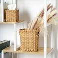 thumbnail image 5 of NiOffice Handwoven Wicker Wastebasket with Built-In Handles, Multifunctional Mini Trash Can and Organizer for Home & Office, Compact Design and Durable Construction with Fine Artisanal Craftsmanship, 5 of 10