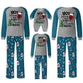 thumbnail image 1 of Christmas Family Pajamas Matching Sets Christmas Holiday Matching Family Outfits, Fun Christmas Pjs, Perfect for Christmas Morning & Family Photos (Blue), 1 of 4
