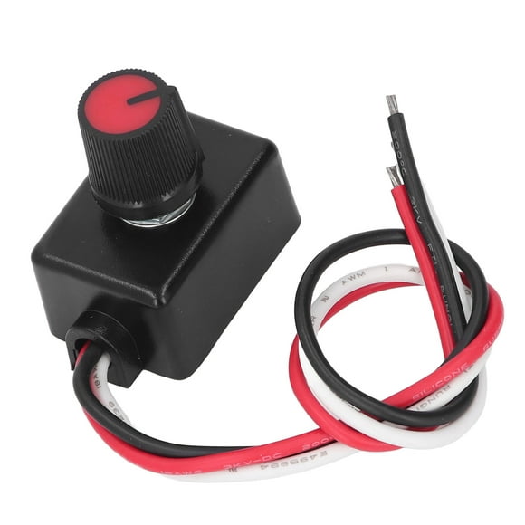 Switch PWM Dimming, Heat Resistant Safe 12-24V Dimmer Switch  for Interior Lighting