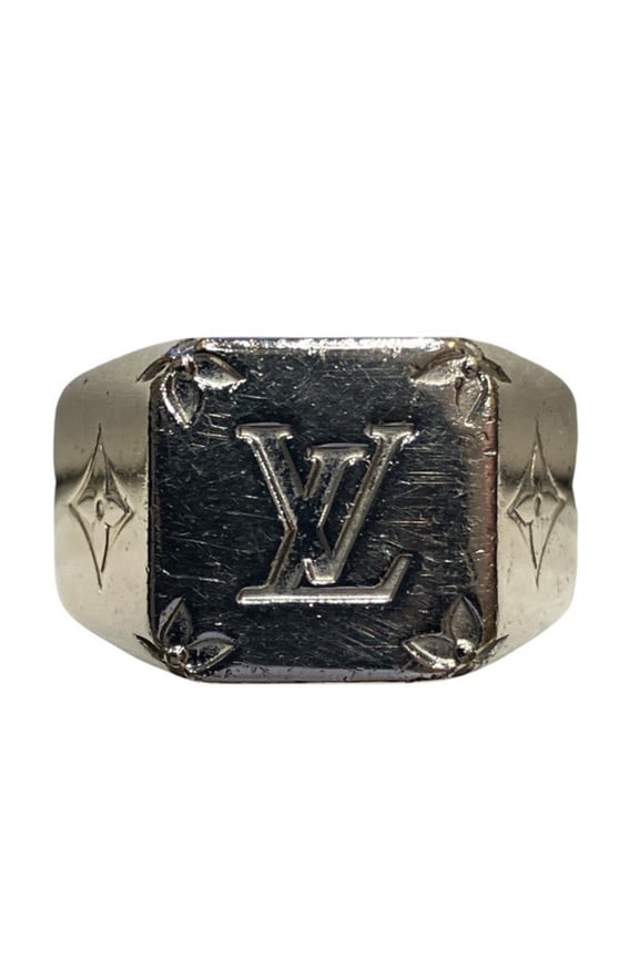 Pre-Owned Louis Vuitton Signet Ring, Monogram, Size M, M62487, Brand Accessories, Men's &...