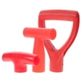 thumbnail image 4 of DINHEAROM Outdoor Work 3Pcs Red Plastic D-shaped Handle for Spade Replacement, 4 of 8