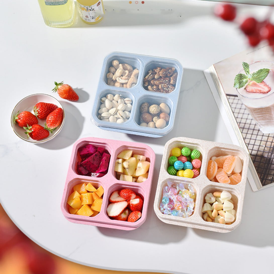 Snack Containers - 7 Pack, 4 Compartment Snack Containers, Lunchable  Container, Lunchable Containers…See more Snack Containers - 7 Pack, 4  Compartment