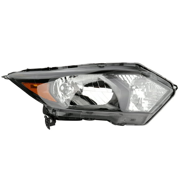 SCITOO Headlight Assembly Fit For Honda HR-V 2016 2017 2018 Headlamp in Black Housing Amber Reflector Clear Lens