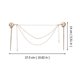thumbnail image 3 of Chinese Style Hairpin Double Chain Hair Fork Tassel Hair Stick For Women Girls, 3 of 3