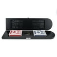 thumbnail image 3 of Pacific Shore Games Wooden Travel Cribbage Board Game Set, Continuous 3 Track, Black, 3 of 8