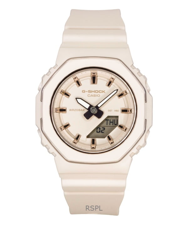 Casio G-Shock Analog Digital Resin Strap Burgundy Dial Quartz GMA