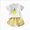 T156-Yellow, variant on 3-4 Years Child Fall Winter Toddler Baby Boy Clothes 2Pcs Crewneck Sweatshirt and Pants Sweatsuit Little Boy Clothing Children's Gift Set Girls Yellow Tracksuit