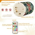 thumbnail image 5 of Yayeee Flameless Candles with Remote Flickering Battery Operated Multi Color Changing, Retro Christmas Poinsettia, 5 of 7