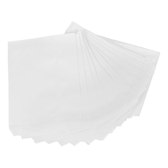 SEWCHICS Grease-Proof White Paper Storage Bags 100 Pieces Food Storage and Sandwich Bags