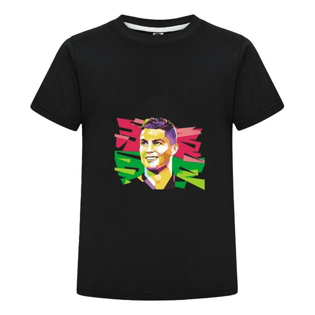 Playera Niño Futbol CR7 | Diseño con Celebración y Dorsal 7