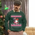 thumbnail image 5 of Christmas Sweatshirt, Flamingo Gnome Merry Christmas Sweatshirt, Unique Tropical Bird Holiday Sweatshirt, Flamingo Lover Gift for Women & Men, 5 of 5