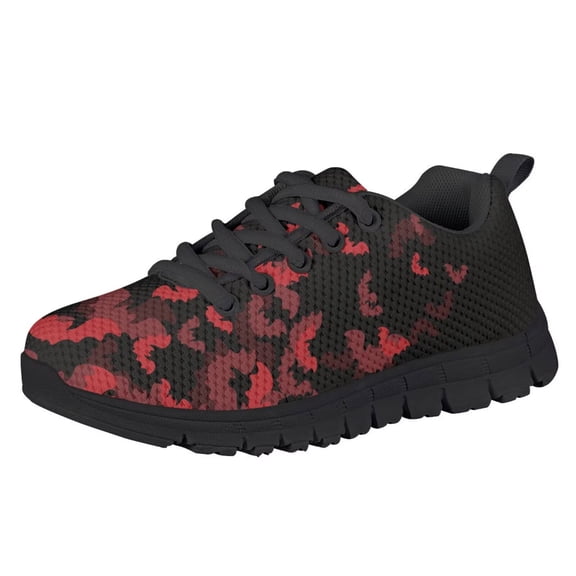 Uourmeti Kids Bat Shoes for Boys Knitted Mesh Slip on Running Tennis Shoes Non Slip Lightweight Sport Fitness Athletic Sneakers for Little Big Kids 1.5