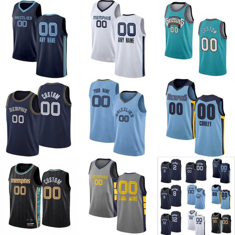 NBA_ Jersey Men Memphis''Grizzlies''Basketball Ja Morant Jaren