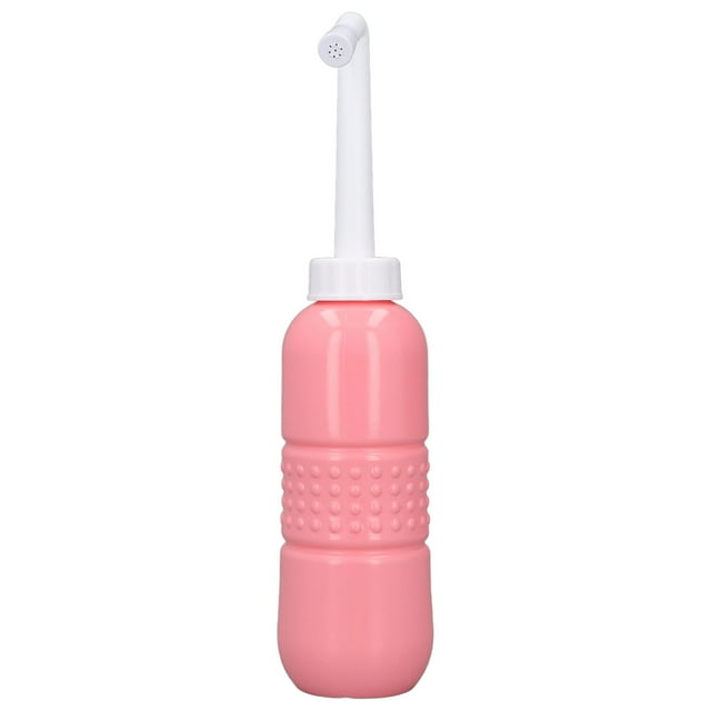 Portable Bidet Sprayer, Travel Bidet 650ML Large Capacity Squeeze Personal Care Hygiene For Perineum Butt Pink
