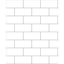 Brewster Easton Off White Paintable Subway Tile Unpasted Non Woven Wallpaper, 20.5-in by 33-ft, 56.4 sq. ft.