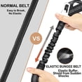 thumbnail image 3 of 2 Pcs Dog Seat Belt for Car, 3-in-1 Dog Car Harness with Adjustable Metal Buckle and Elastic Bungee Leash for All Lifestages Doggy, 3 of 8