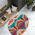 thumbnail image 5 of 5X7 Area Rug, Living room, Bedroom, Oval Carpet, Geometric Carpets, Tufted Rugs, 5 of 7