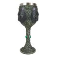 thumbnail image 6 of Wicca Mystical Witching Hour Black Cat Wine Goblet 7oz Cats Celtic Chalice Cup, 6 of 8