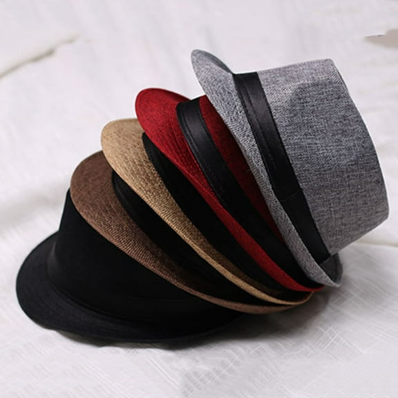 Grandest Birch Unisex Elegant Braided Wide Brim UV Panama Hat Fashion Accessories