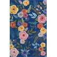 thumbnail image 2 of Rugs.com Blossom Collection Rug – 4' x 6' Blue Medium Rug Perfect For Entryways, Kitchens, Breakfast Nooks, Accent Pieces, 2 of 8