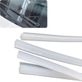 thumbnail image 1 of LAICAIW 4 Pieces Car Windshield Bracketless Wiper Rubber Filler Strip, 28 Inches Car Size Adjustable Wiper Substitution Rubber Strip, Suitable for Car Front Rear Windshield, Doors, Windows (White), 1 of 6