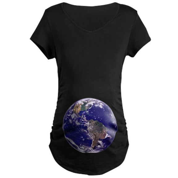 CafePress - EARTH Maternity Dark T Shirt - Maternity Dark T-Shirt