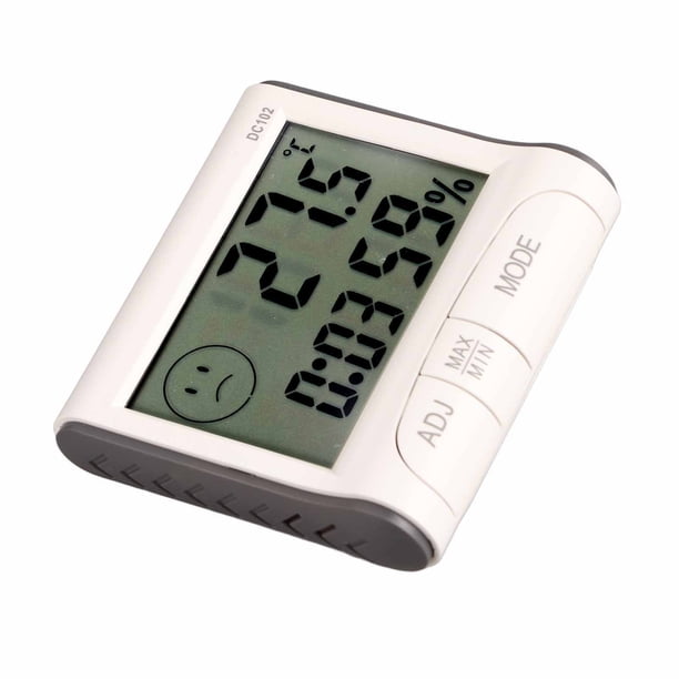 Termómetro electrónico LCD digital, termómetro inalámbrico, higrómetro y humedad